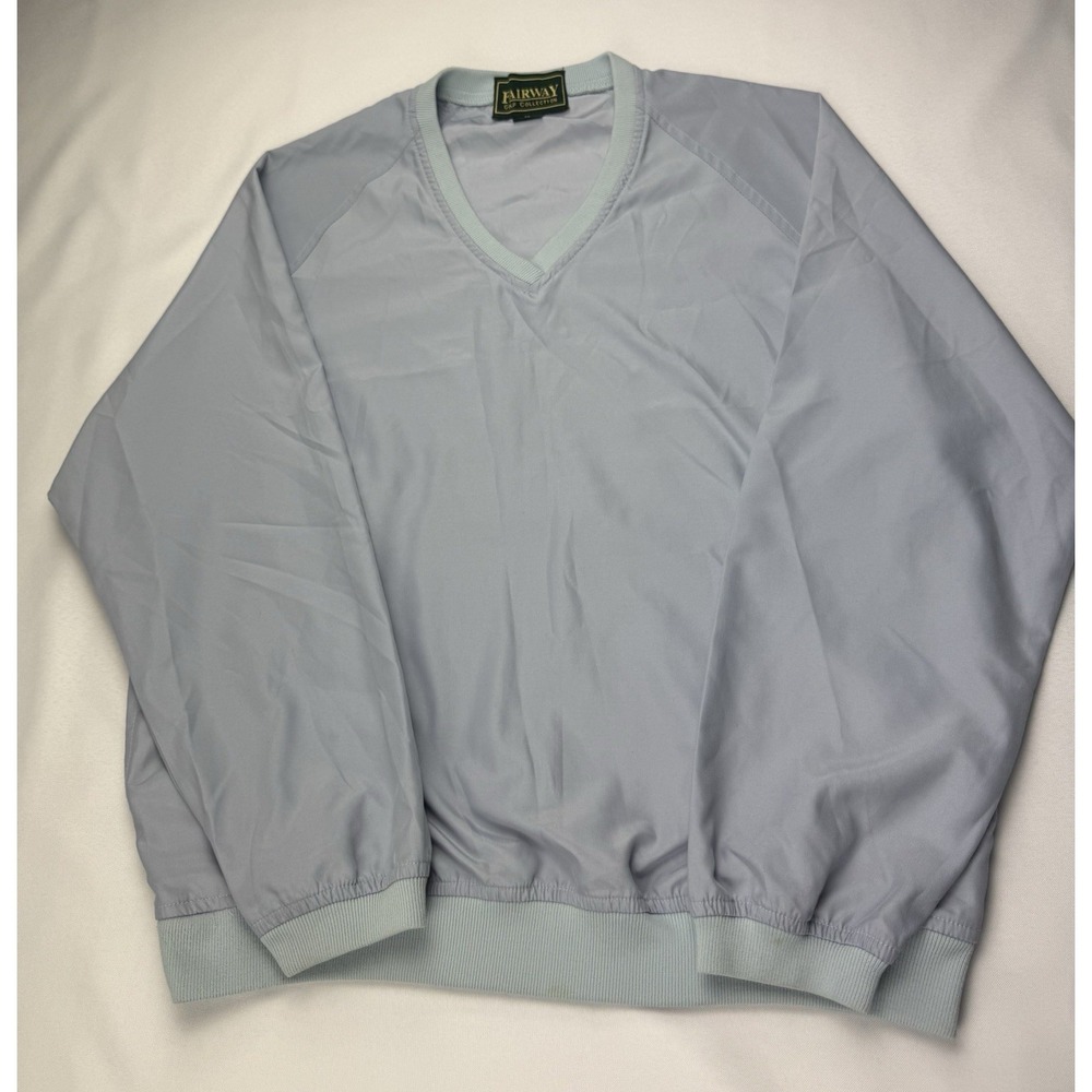 Fairway Golf Collection Mens Medium V Neck Golf Windbreaker Pullover